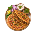 Keema-Paratha