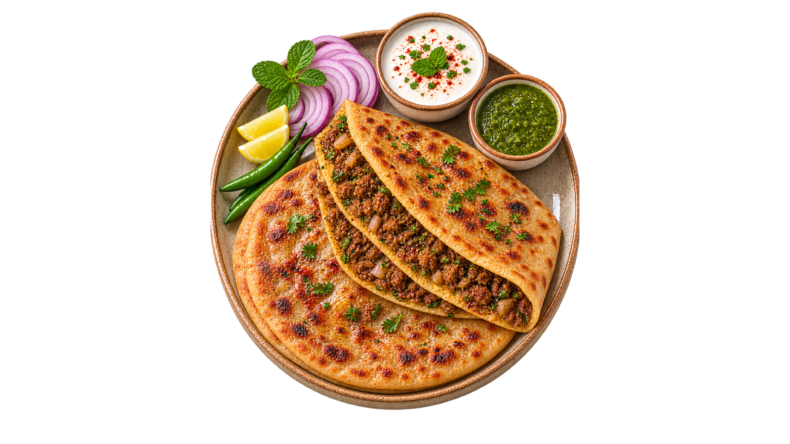 Keema-Paratha