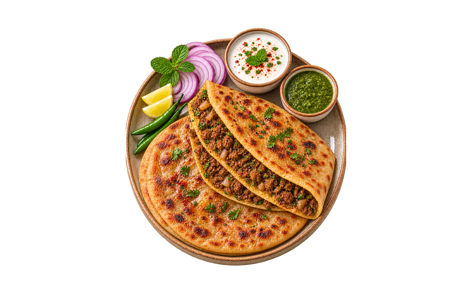 Keema-Paratha